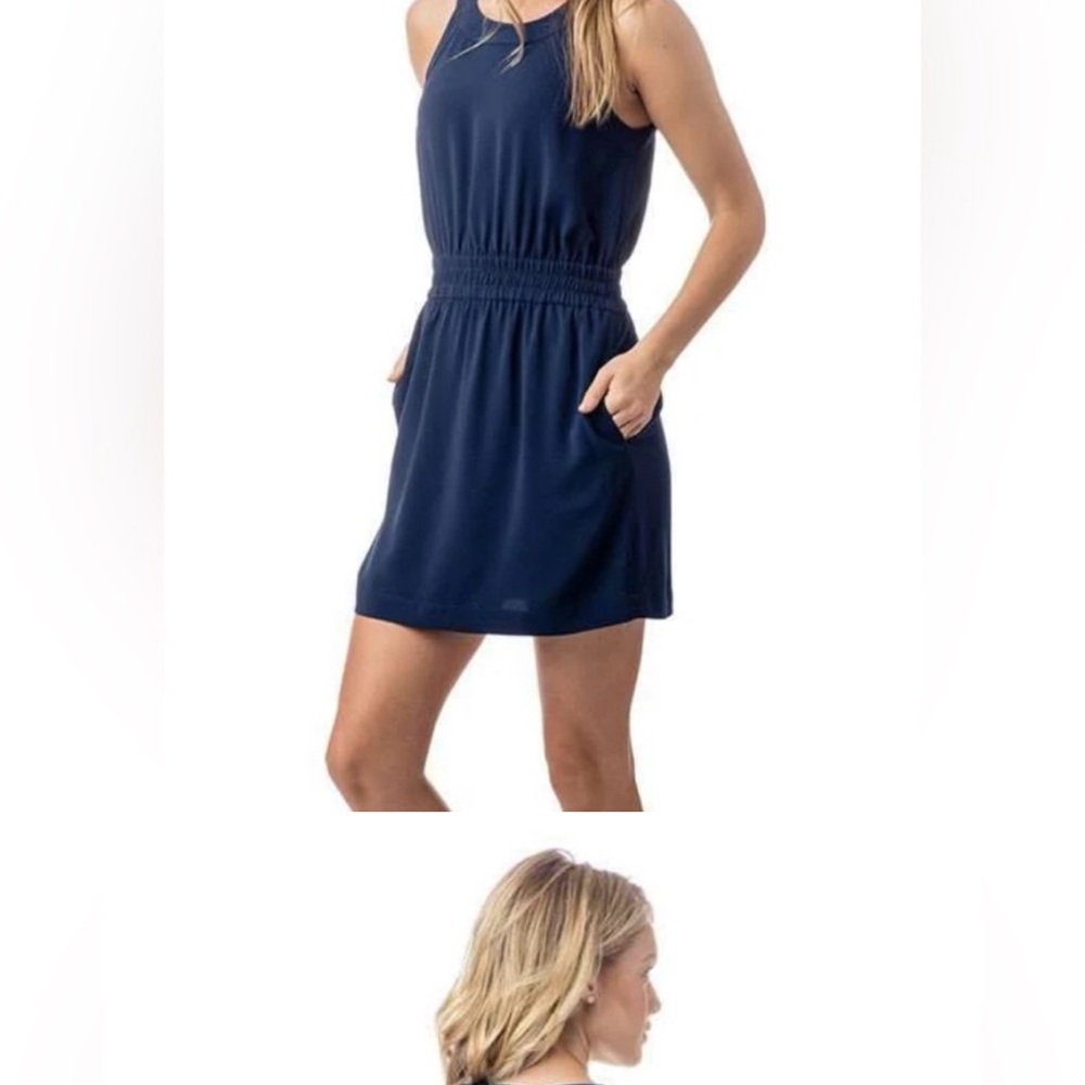 Southern Tide King Street Dress Nautical Navy